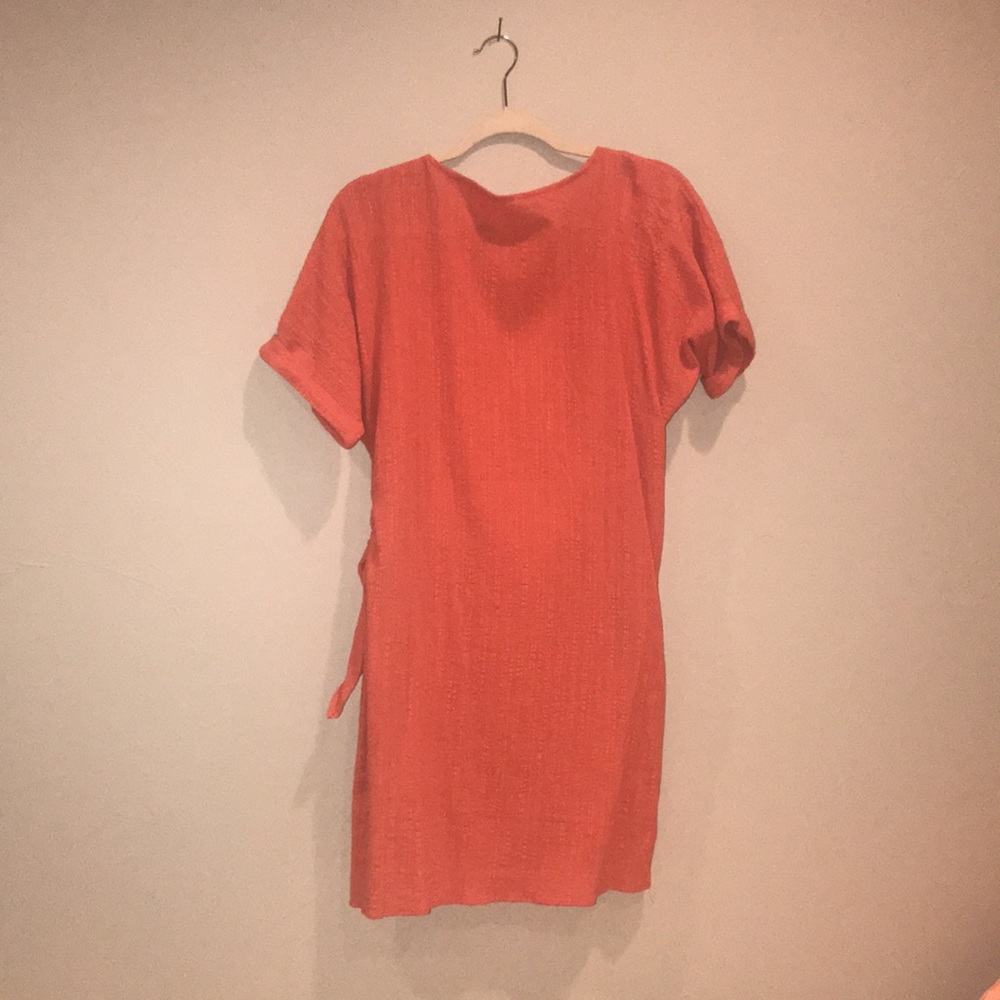 Chiffon mini rap dress. - Picture 2 of 3